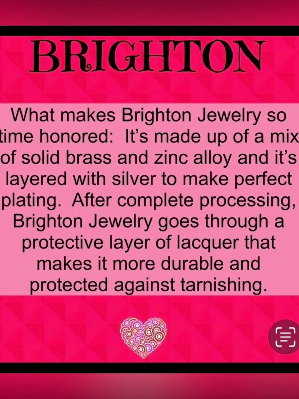 Rare Brighton “My Flat in London” SilverTone Chunky Pearl Charm Bracelet Retired